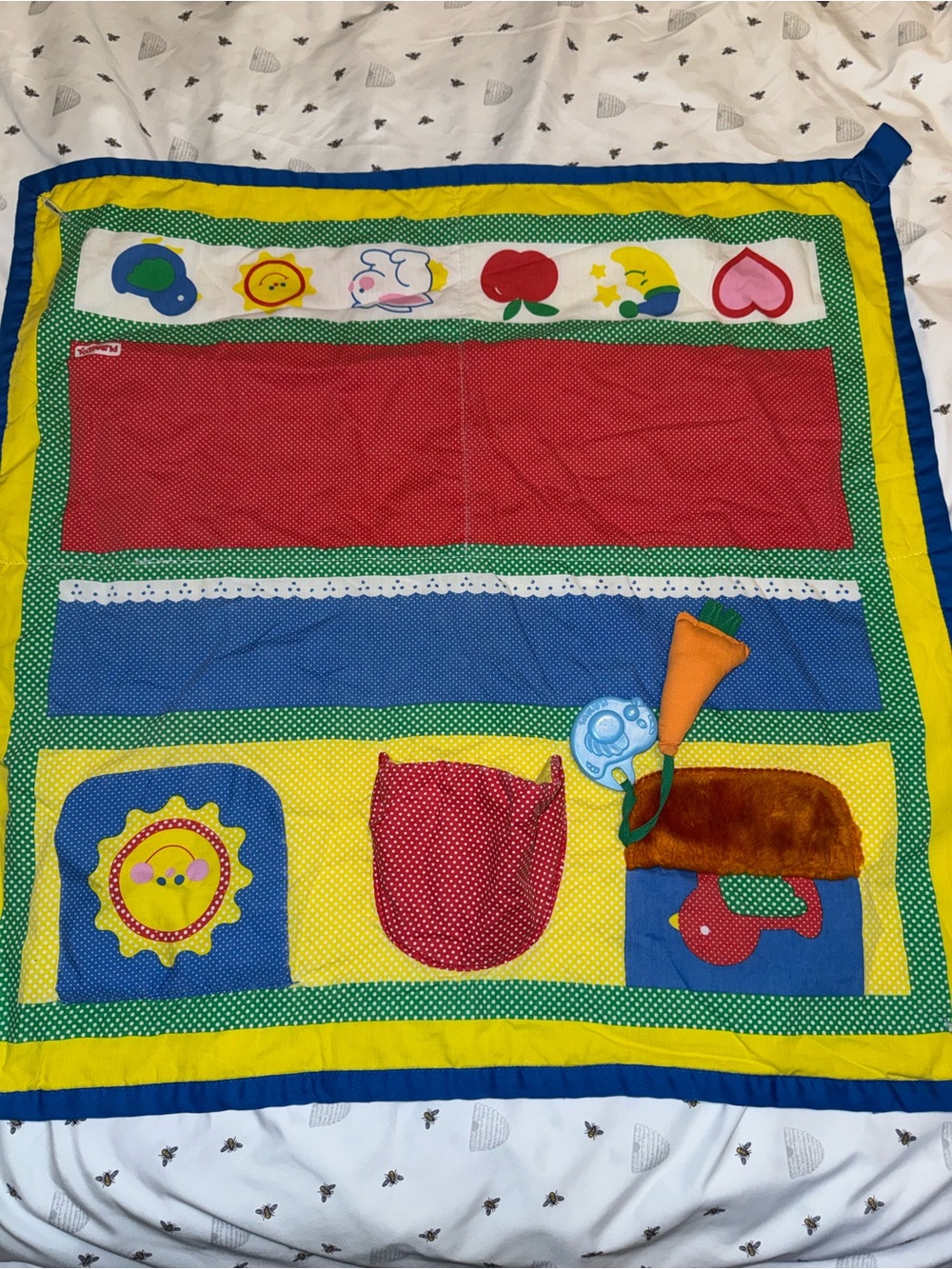 Vintage Playskool fold and Activity Play Mat - Multicolor Interactive Floor Toy